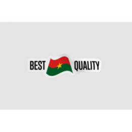 Burkina Faso Quality Label Sticker - DecalsHouse