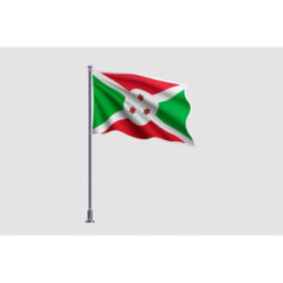 Burundi Flag Style 10 Sticker - DecalsHouse