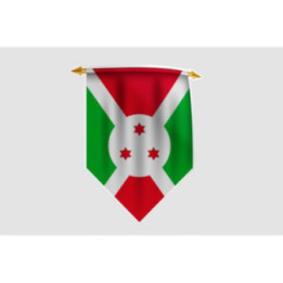 Burundi Flag Style 12 Sticker - DecalsHouse