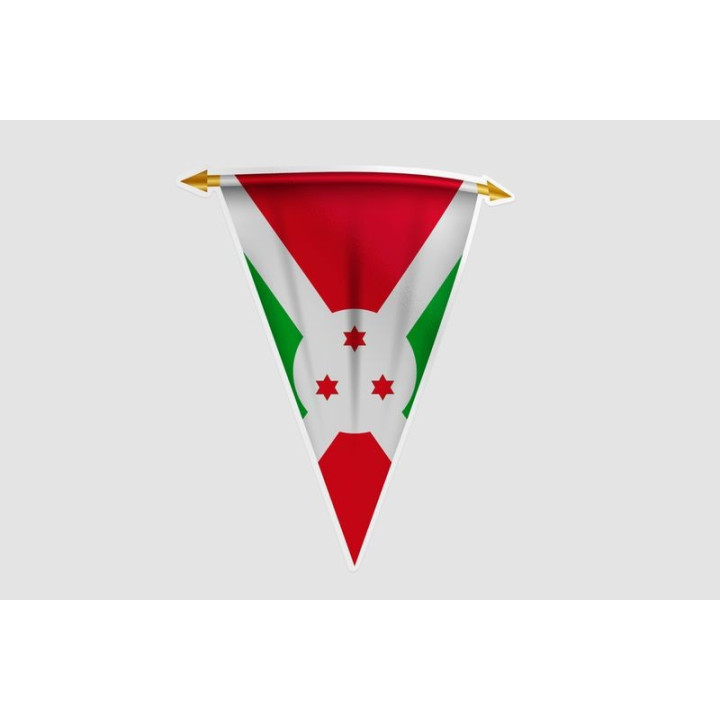 Burundi Flag Style 19 Sticker - DecalsHouse