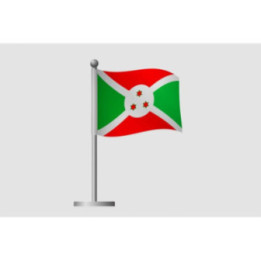 Burundi Flag Style 2 Sticker - DecalsHouse