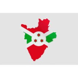 Burundi Map Sticker - DecalsHouse