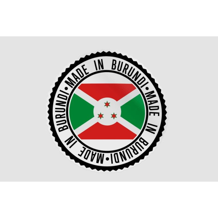 Burundi Quality Label Style 5 Sticker - DecalsHouse