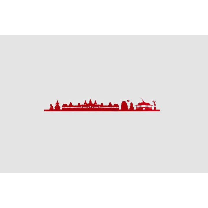 Cambodia Landscape Style 2 Sticker - DecalsHouse