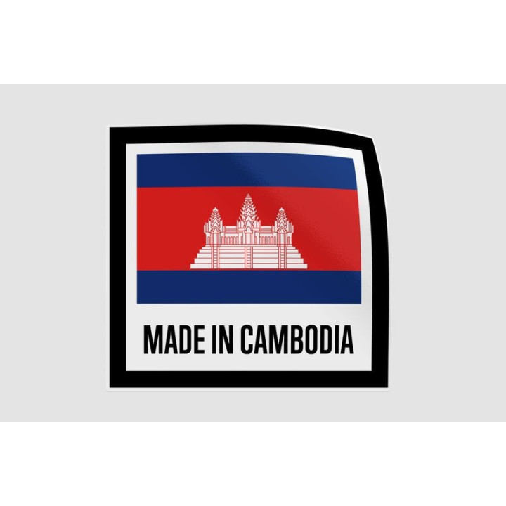 Cambodia Quality Label Style 4 Sticker - DecalsHouse