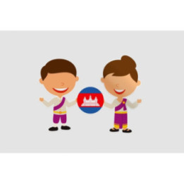 Cambodia Traditional Clothing Sticker - DecalsHouse