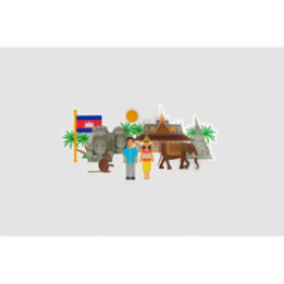 Cambodian Culture Sticker - DecalsHouse