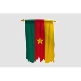 Cameroon Flag Style 23 Sticker - DecalsHouse