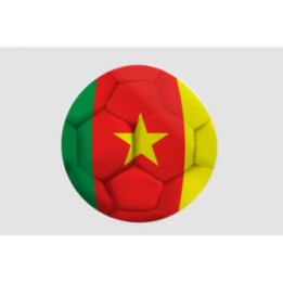 Cameroon Football Ball Sticker - DecalsHouse