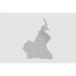 Cameroon Map Style 3 Sticker - DecalsHouse