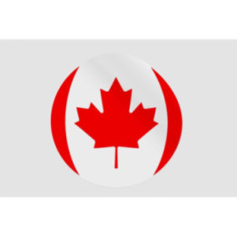 Canada Ball Flag Sticker - DecalsHouse