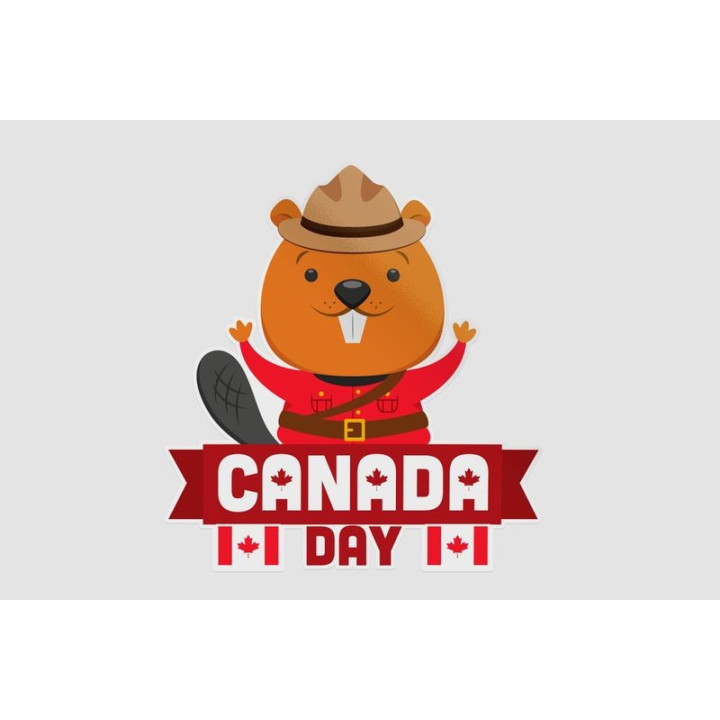 Canada Day Style 10 Sticker - DecalsHouse