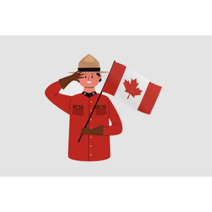 Canada Day Style 12 Sticker - DecalsHouse