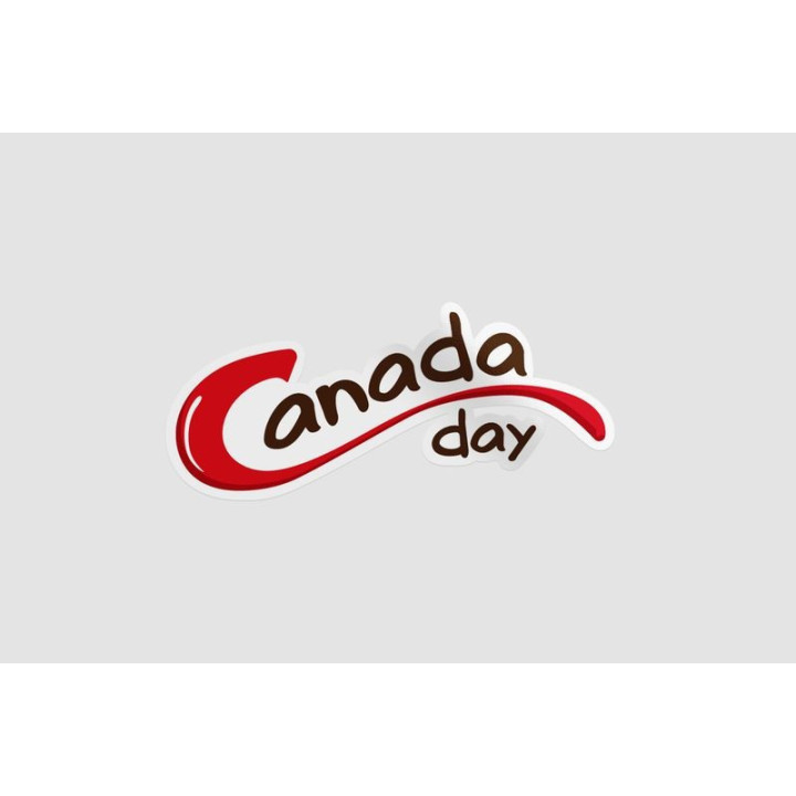 Canada Day Style 18 Sticker - DecalsHouse