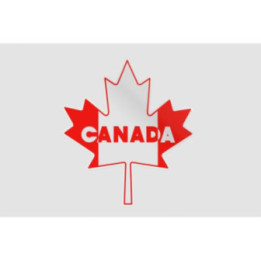 Canada Day With Maple Leaf Style 5 Sticker - DecalsHouse