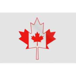 Canada Day With Maple Leaf Style 7 Sticker - DecalsHouse