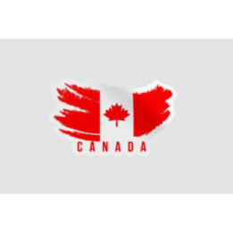 Canada Flag Dh Sticker - DecalsHouse