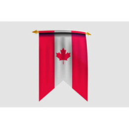 Canada Flag Style 14 Sticker - DecalsHouse