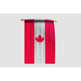 Canada Flag Style 16 Sticker - DecalsHouse