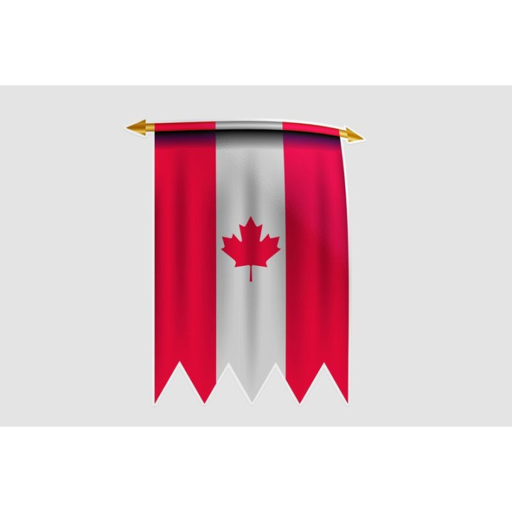 Canada Flag Style 20 Sticker - DecalsHouse