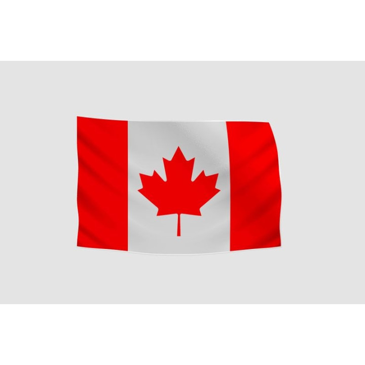 Canada Flag Style 28 Sticker - DecalsHouse