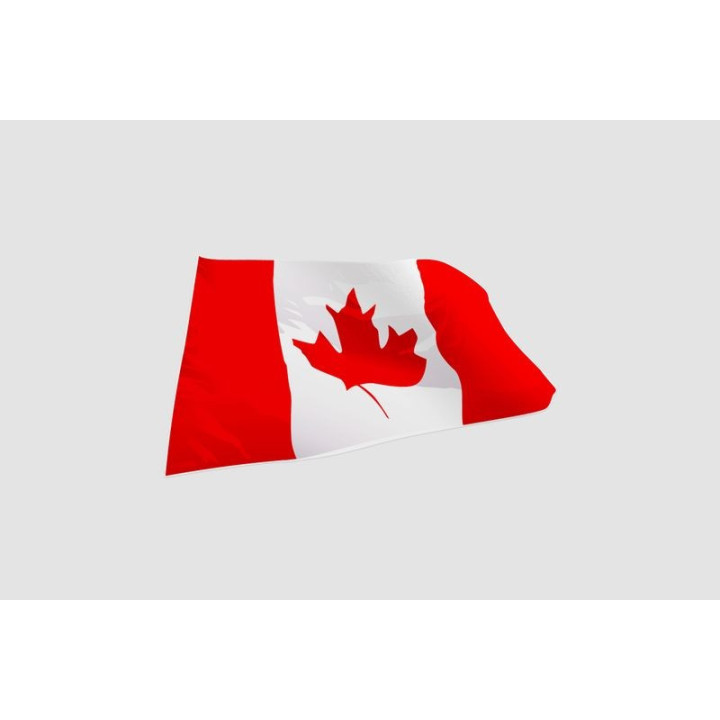 Canada Flag Style 9 Sticker - DecalsHouse