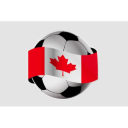 Canada Football Ball Sticker - DecalsHouse