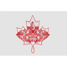 Canada Leaf Style 2 Sticker - DecalsHouse