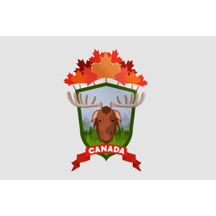 Canada Moose Sticker - DecalsHouse