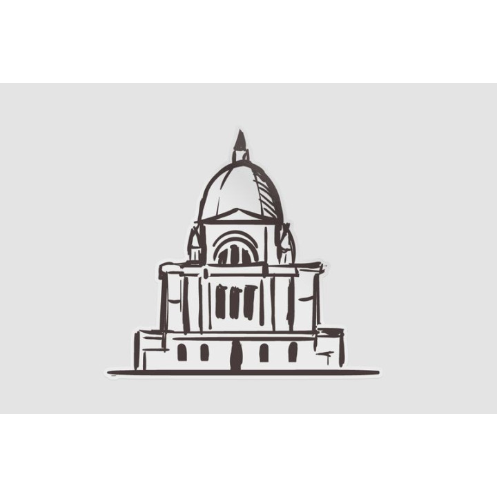 Canada Quebec Landmark Sticker - DecalsHouse