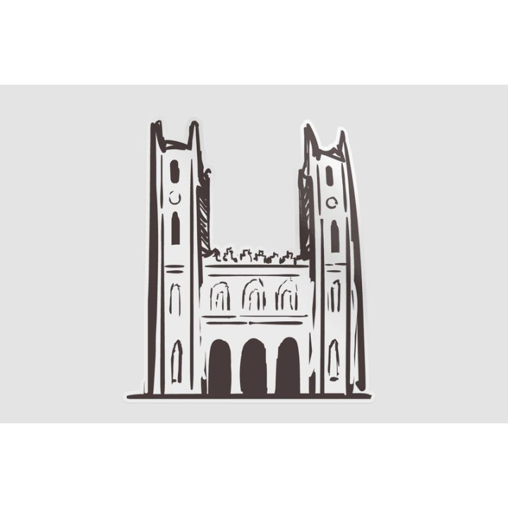 Canada Quebec Landmark Style 3 Sticker - DecalsHouse