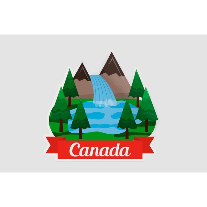 Canada Style 46 Sticker - DecalsHouse