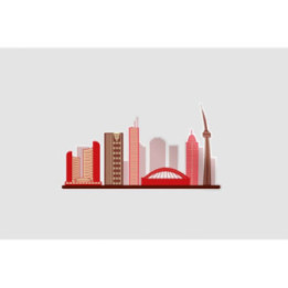 Canada Toronto Skyline Sticker - DecalsHouse