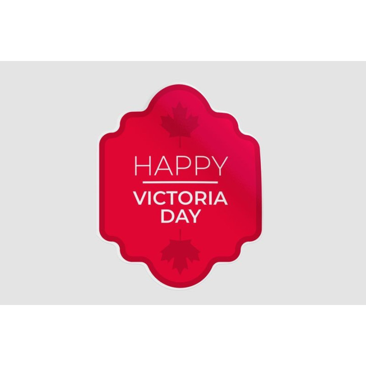 Canada Victoria Day Style 4 Sticker - DecalsHouse
