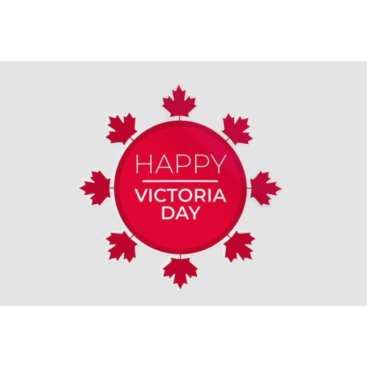 Canada Victoria Day Style 6 Sticker - DecalsHouse