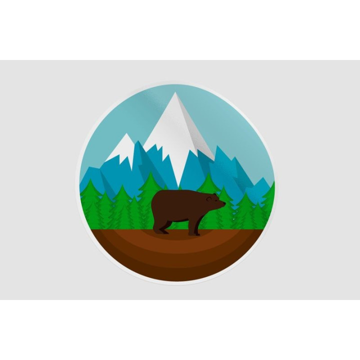 Canadian Landscape Style 5 Sticker - DecalsHouse