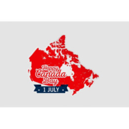 Canadian Map Sticker - DecalsHouse