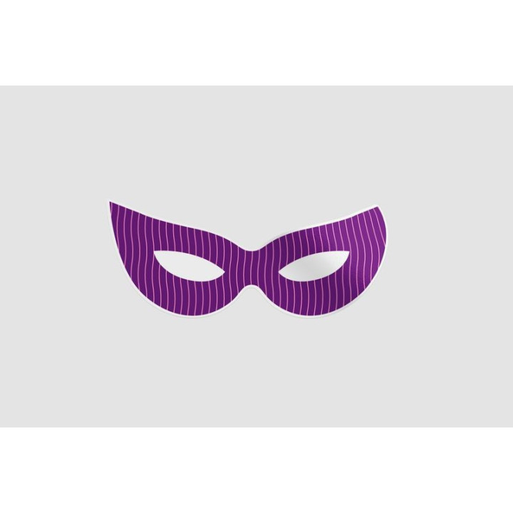 Masquerade Mask Stickers – Carnival Eye Mask Decals (2-Pack)