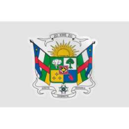 Central African Republic National Emblem Sticker - DecalsHouse