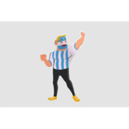 Cheerful Argentina Football National Team Supporter Style 4 Sticker - DecalsHouse
