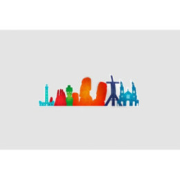 Chile Landmark Style 3 Sticker - DecalsHouse