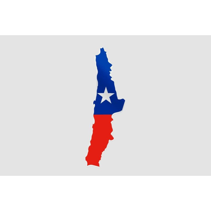 Chile Map Sticker - DecalsHouse