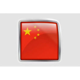 China Badge Flag Style 2 Sticker - DecalsHouse