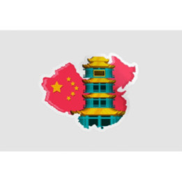 China Map Flag - DecalsHouse