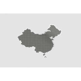 China Map Style 4 Sticker - DecalsHouse