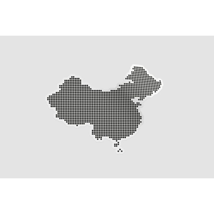 China Map Style 4 Sticker - DecalsHouse