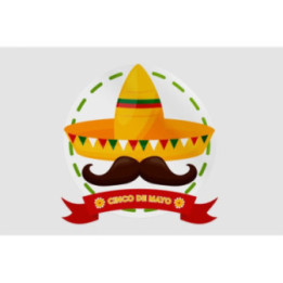 Cinco De Mayo Style 4 Sticker - DecalsHouse