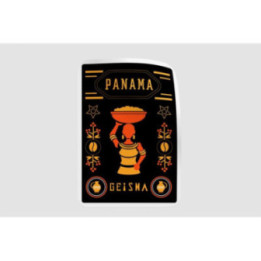 Panama Geisha Coffee Label Stickers (2-Pack)