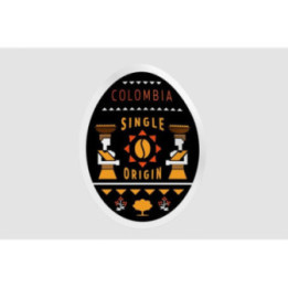 Colombia Single Origin Coffee Stickers (2-Pack)