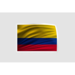 Colombia National Flag Style 2 - DecalsHouse